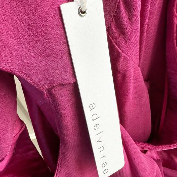 Adelyn Rae Tasha Gown Dress Deep Fuchsia NWT - Picture 9 of 10